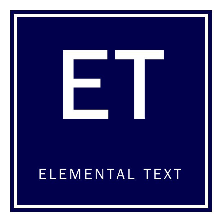 Elemental Text